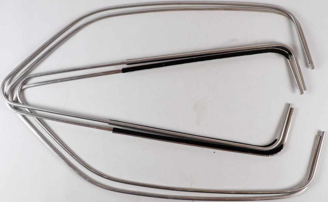 Fiat Aluminum window frame for Type 500 from 1962: 4-piece, used