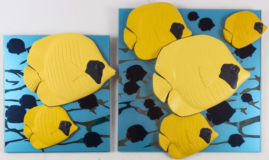 Gentlemens Corner 2 x original Rolex shop window background: Manufacturer: Roldeco, dimensions: 35 x 39 cm and 48 x 48 cm