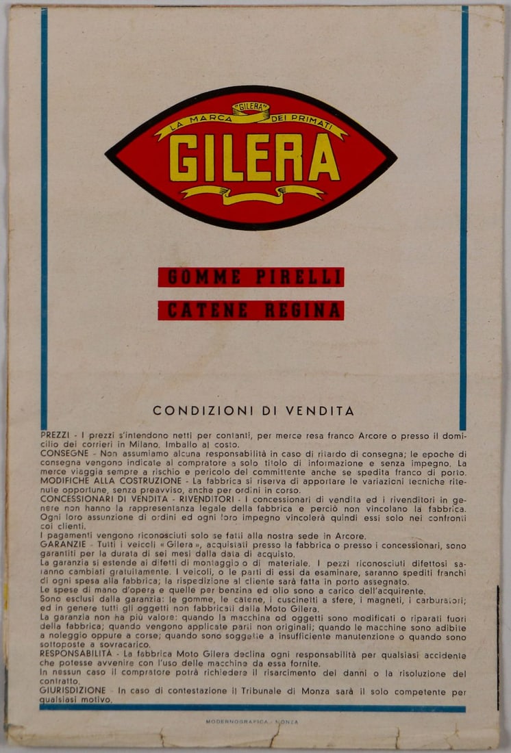 Motorrad Folding brochure Model Program 1947 - 2