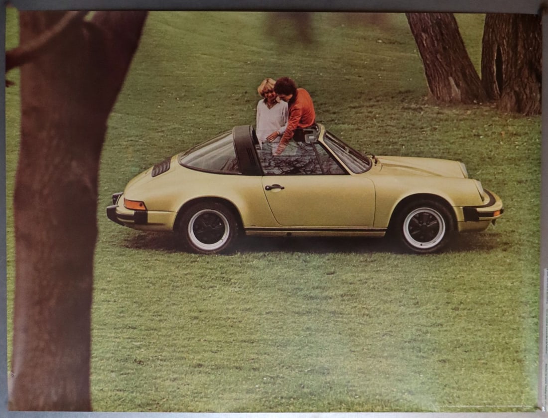 Porsche 4x Poster Porsche 911 from the 70s-90s: 101 x 76 cm