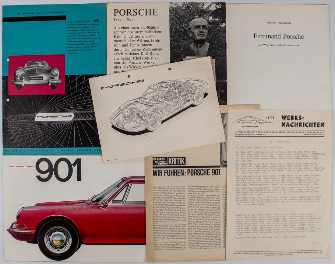 Porsche 7-piece set from the 1950s / 1960s (1 of 1)