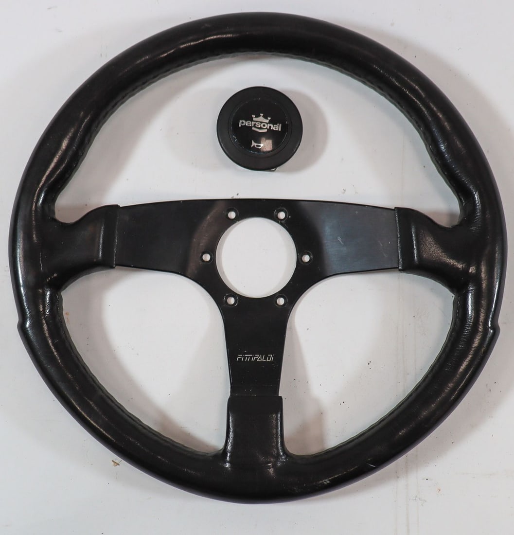 Porsche Three-spoke steering wheel Personal Fittipaldi: Diameter: 35 cm, with horn button