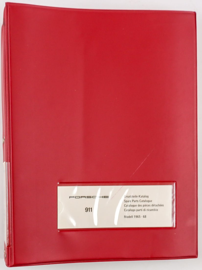 Porsche Spare Parts Catalog for Model Year 65-68: 4-language, Group 8-RS