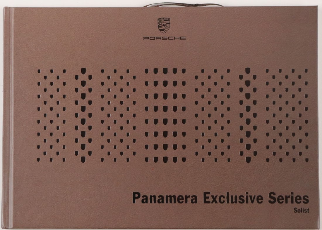 Porsche Sales catalog 'Panamera Exclusive Series Solist' (1 of 1)