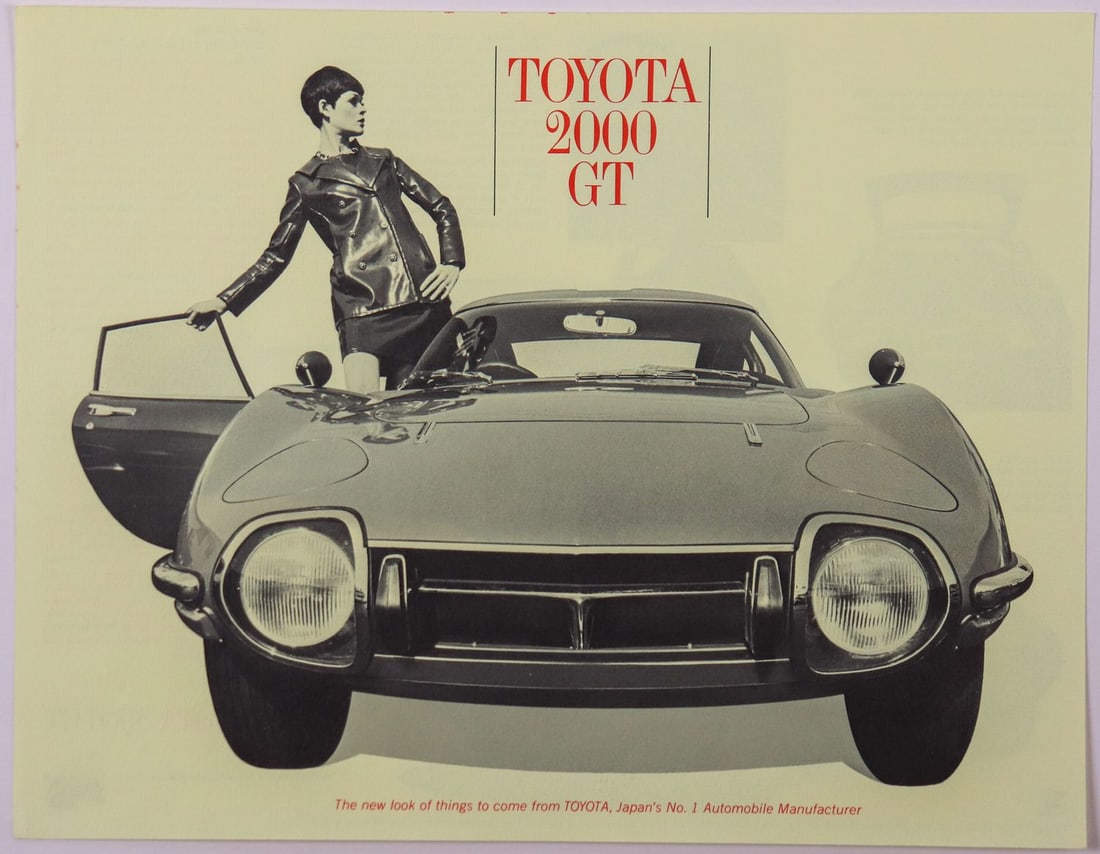 Toyota Brochure Type 2000 GT (1 of 2)