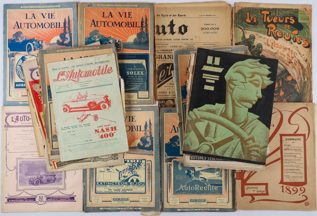 Zeitschrift Approximately 130 magazines from 1902 to ca. 19 (1 of 2)