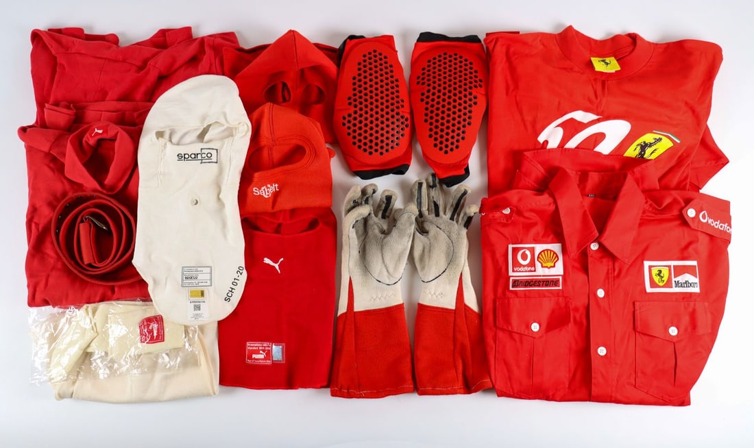 Ferrari 14-piece Formula 1 Team and Racing Driver Clothing (1 of 1)