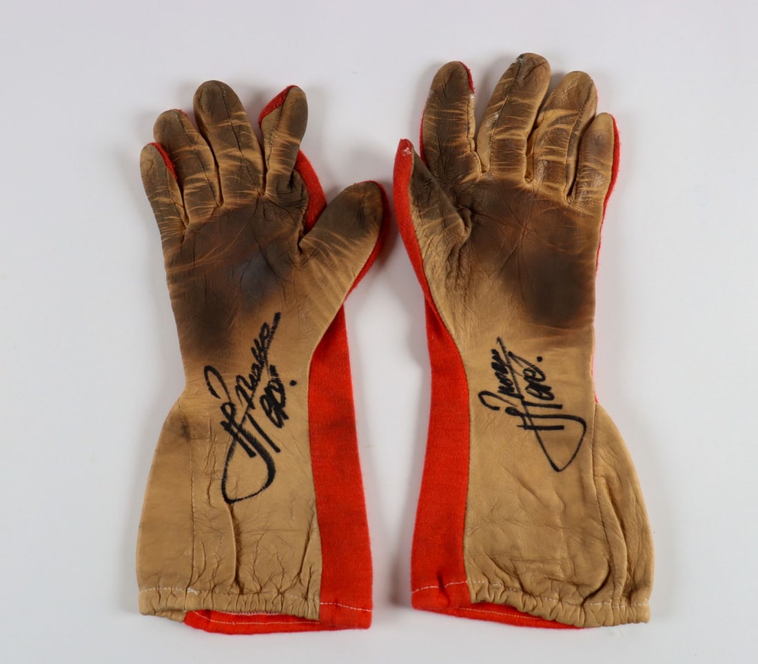 Ferrari Original Driver Gloves Hand Signed Rene Anroux (Fer: used
