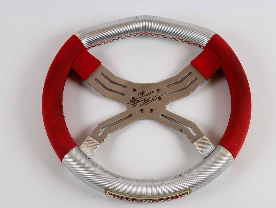 Formel 1 Tony Kart steering wheel hand-signed by Michael Sc: D: approx. 32 cm