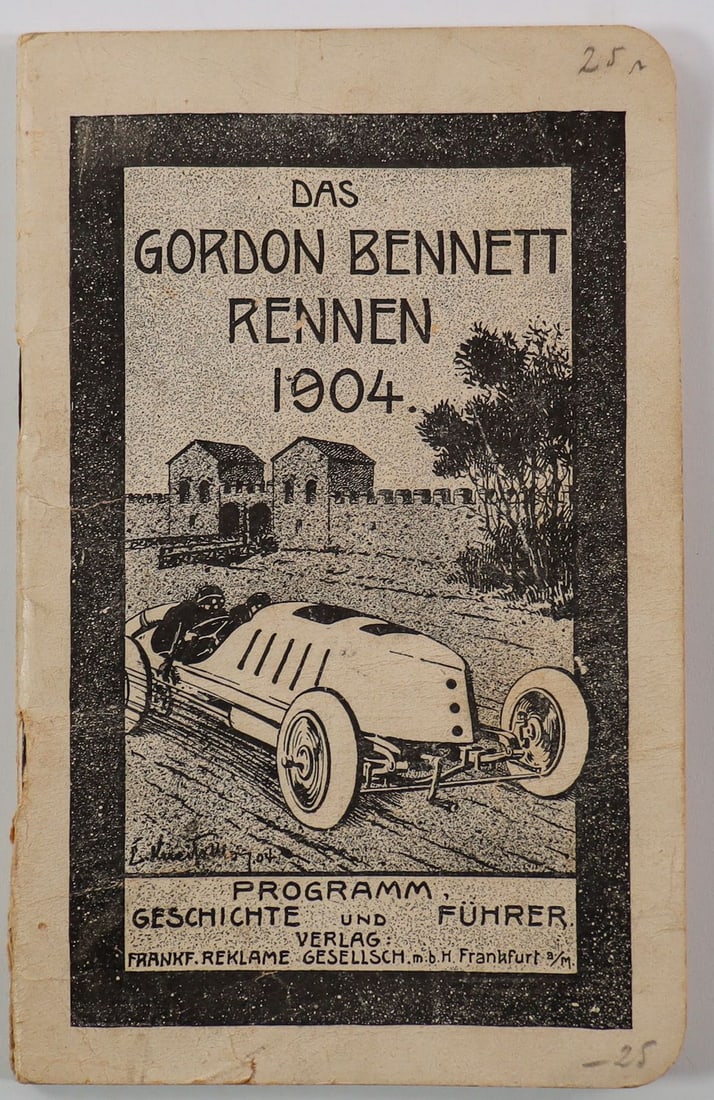 Automobilia Program, History and Guide for the Gordon Benne (1 of 2)