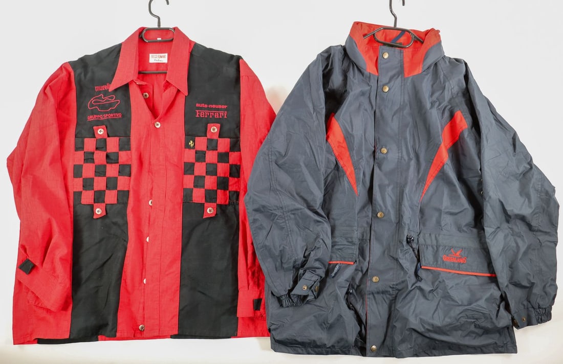 Ferrari 11-piece Jackets and Overalls by Auto Neuser: Including sizes: S, L, XL, Overall Manufacturer: TOMA