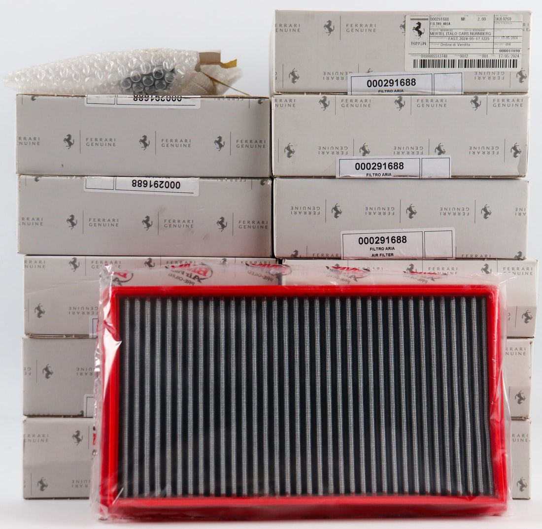 Ferrari 11x Air Filter for Type California / F12 / GTC4 Lus: Part number: 291688, each in original packaging