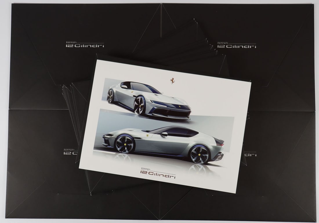 Ferrari 19x large-format sales folder type 12 Cilindri (1 of 2)
