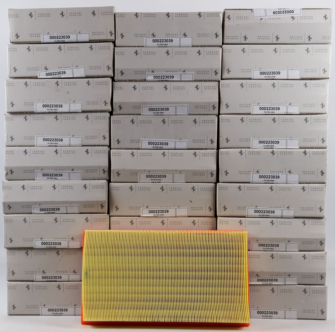 Ferrari 28x air filter NOS for type 599 / F12 / 812 etc.: Part number: 223039, each in original packaging