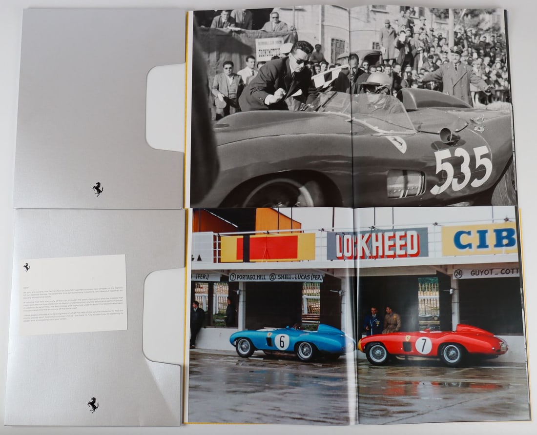 Ferrari 2x large-format sales brochure type Monza SP1 / SP2 (1 of 2)