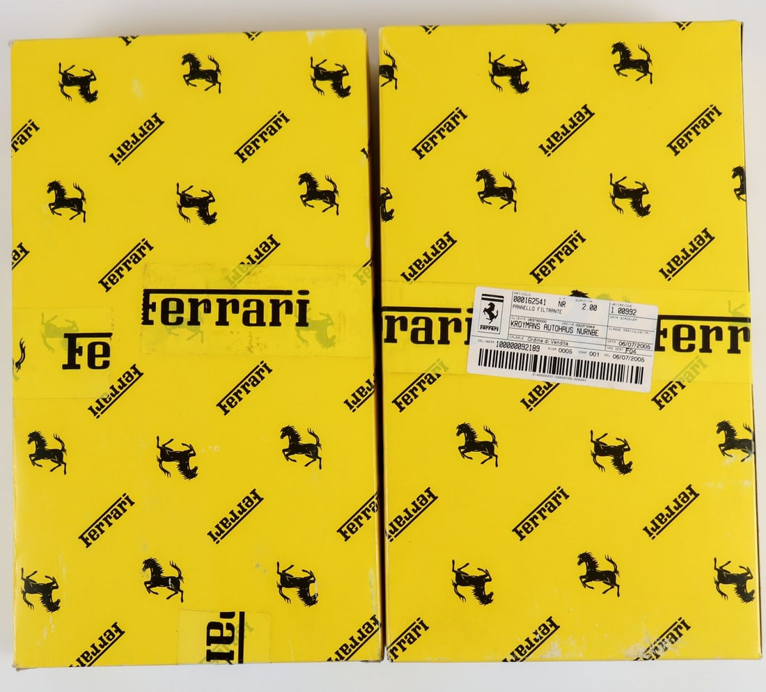 Ferrari 2x air filter NOS for type F50 (1 of 2)
