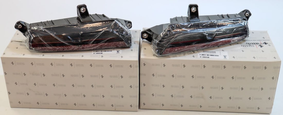 Ferrari 2x Tail Lights NOS for Type 296 (1 of 4)