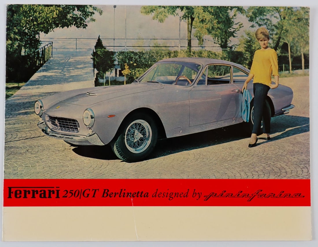 Ferrari Folded brochure Ferrari 250/GT Berlinetta designed (1 of 1)