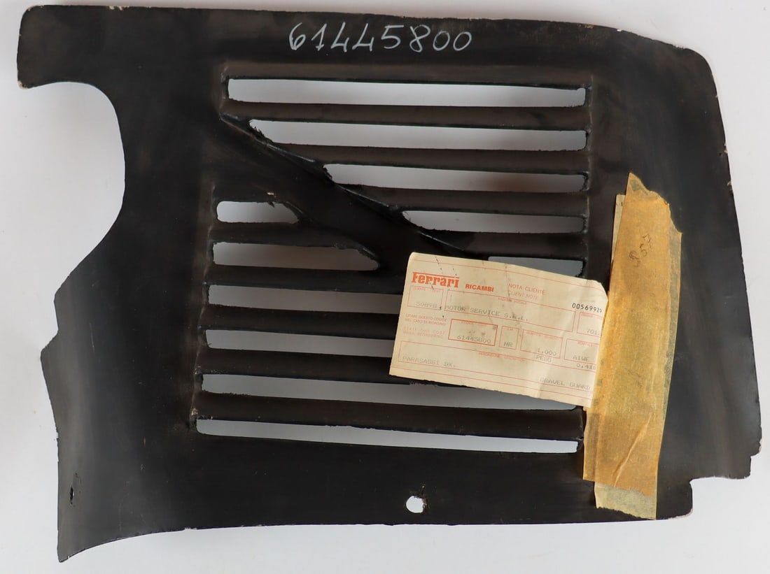 Ferrari Front Right Inner Wheel Arch NOS for Type 288 GTO: Part number: 61445800, very rare