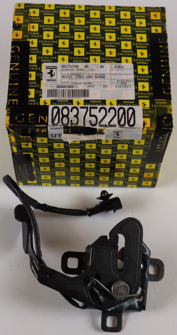 Ferrari Hood Release NOS for Type F12 / 812 / FF / GTC4 Lus: Part number: 83752200, in original packaging