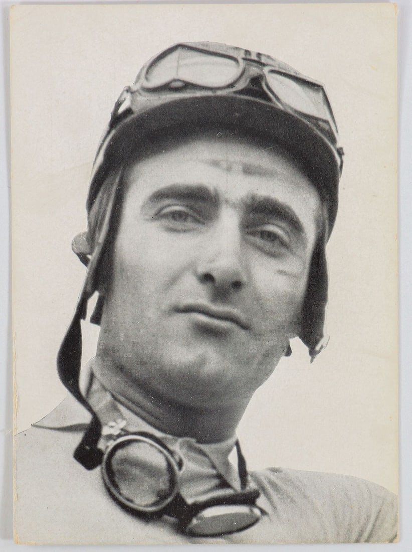 Ferrari Original Factory Postcard Eugenio Castellotti from (1 of 2)