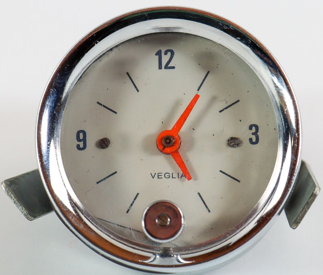 Ferrari Veglia Dashboard Clock for Type 250 Lusso: Second hand loose, D: 6 cm