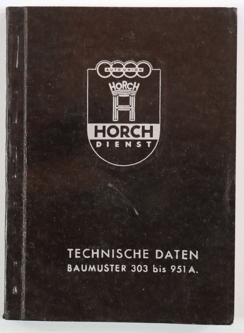 Horch Salesman's Handbook Technical Data Model Series 303 t (1 of 1)