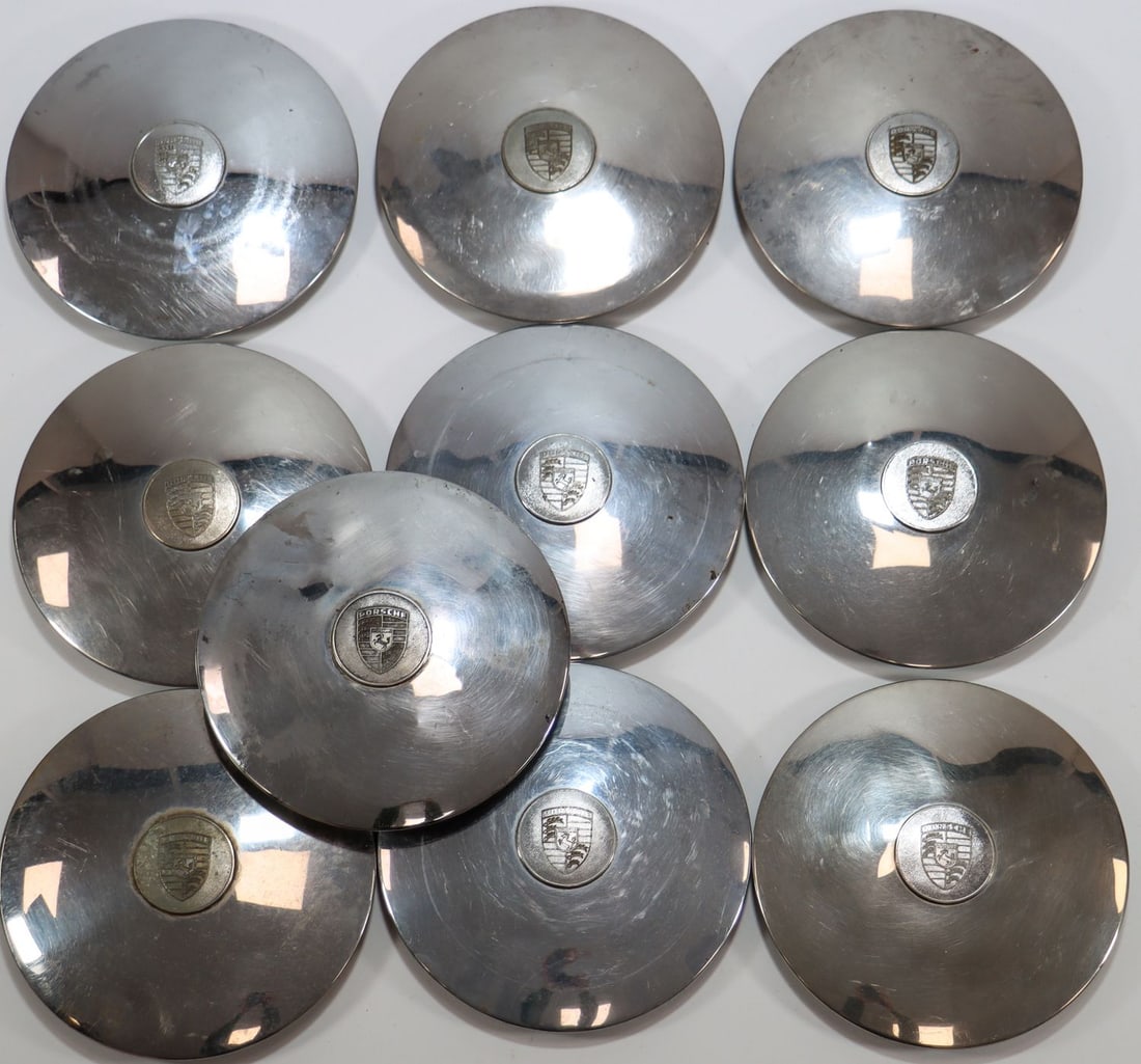 Porsche 10x Hubcap for Type 356 C / 912 / 911 (1 of 1)