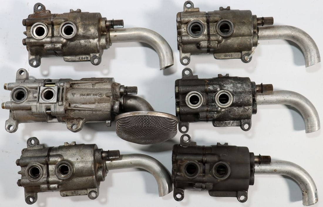 Porsche 6x Oil Pump for Type 911 F-Model / G-Model / 964: Part no. 964.107.130.7R, used