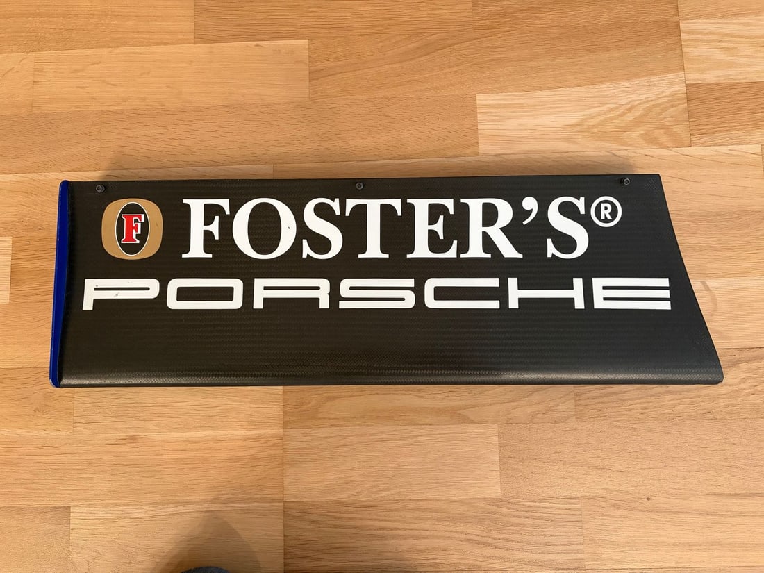 Porsche Indy Car Front Wing Foster's Porsche ca. 1990 (1 of 1)