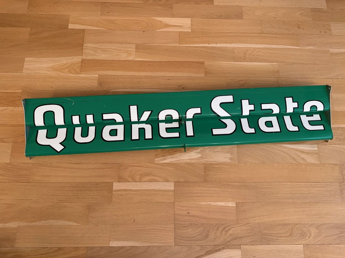 Porsche Indy Car Rear Wing Quaker State from ca. 1998 (1 of 1)