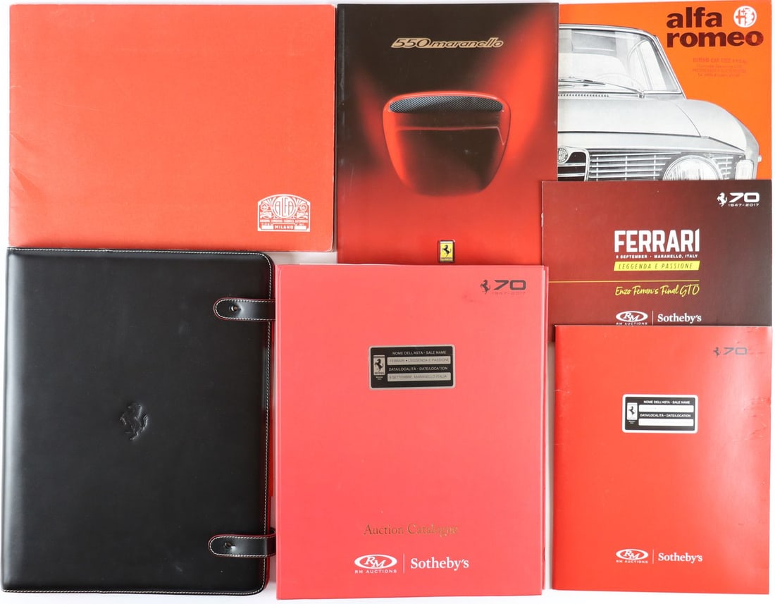 Automobilia 5-piece Italian manufacturers (1 of 2)