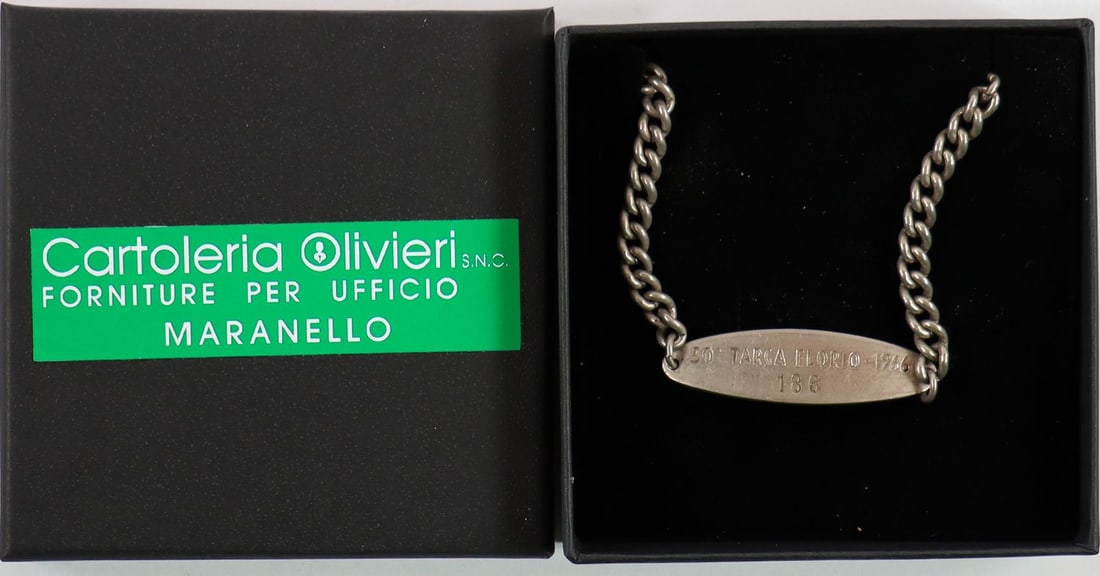 Automobilia Driver Identity Bracelet from the 50th Targa Fl (1 of 2)