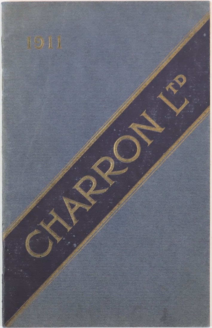 Automobilia Deluxe Catalog Charron Ltd 1911: French, 24 pages