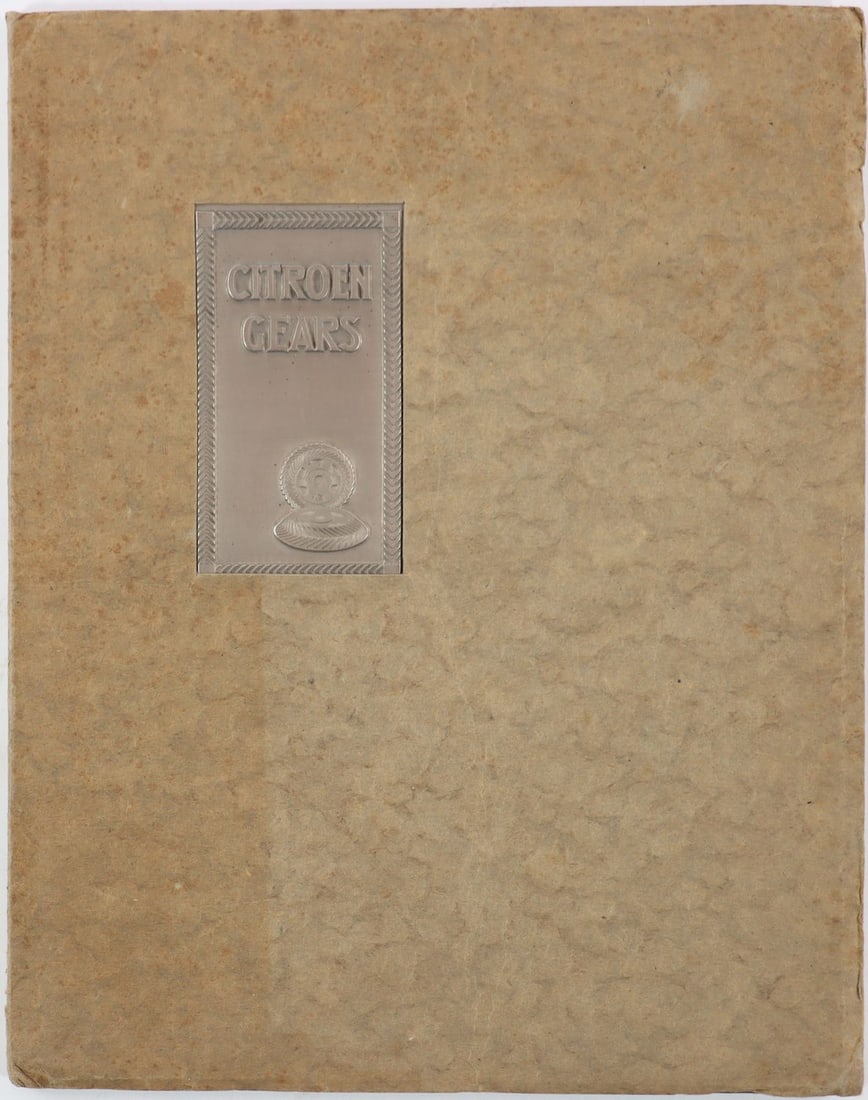 Automobilia Deluxe Catalog Citroen Gears September 1914: English, 67 pages