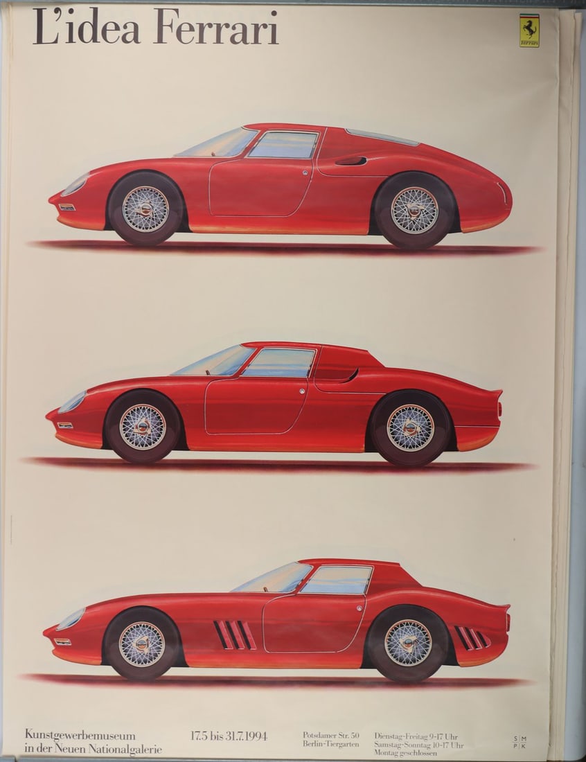 Ferrari 11 Posters 'L'Idea Ferrari' from 1994: 117 x 83