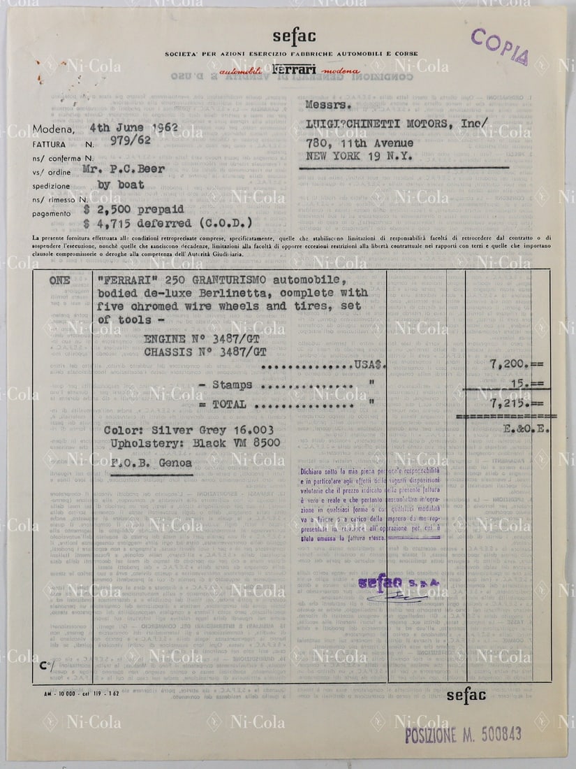Ferrari Estate of Luigi Chinetti Motors (1 of 2)