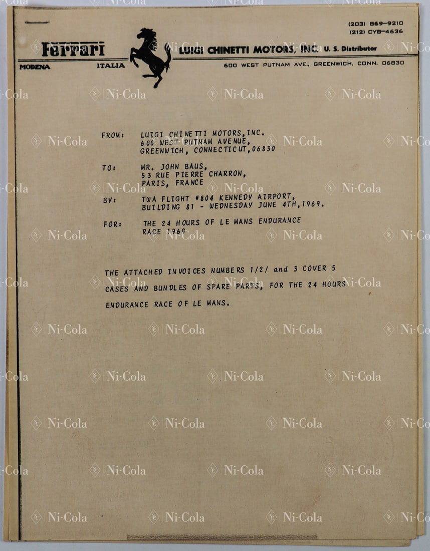 Ferrari Estate of NART Racing Team by Luigi Chinetti (1 of 3)