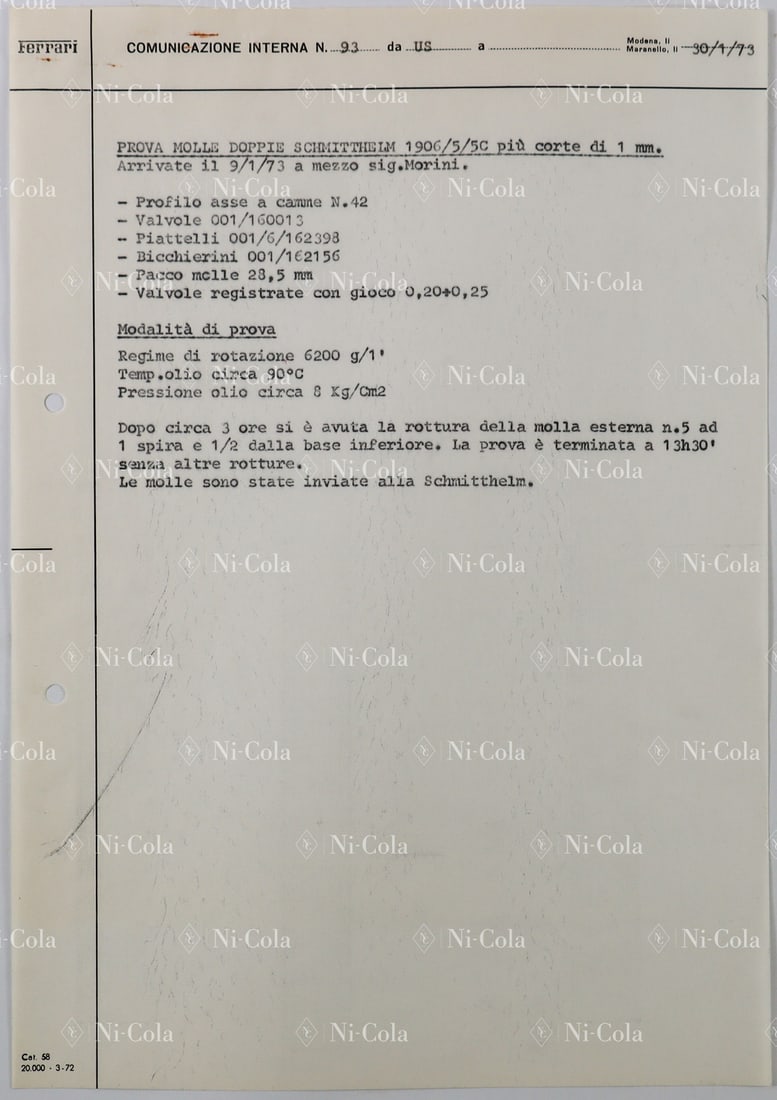 Ferrari Estate of Renzo Setti, Ferrari engineer at the Gest (1 of 1)