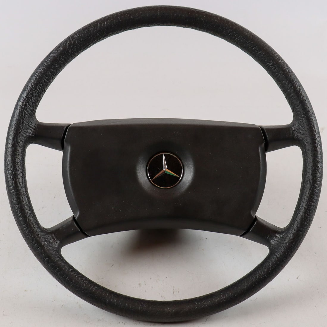 Mercedes-Benz Leather steering wheel for W126: D: 42 cm, 126.464.00.17, used
