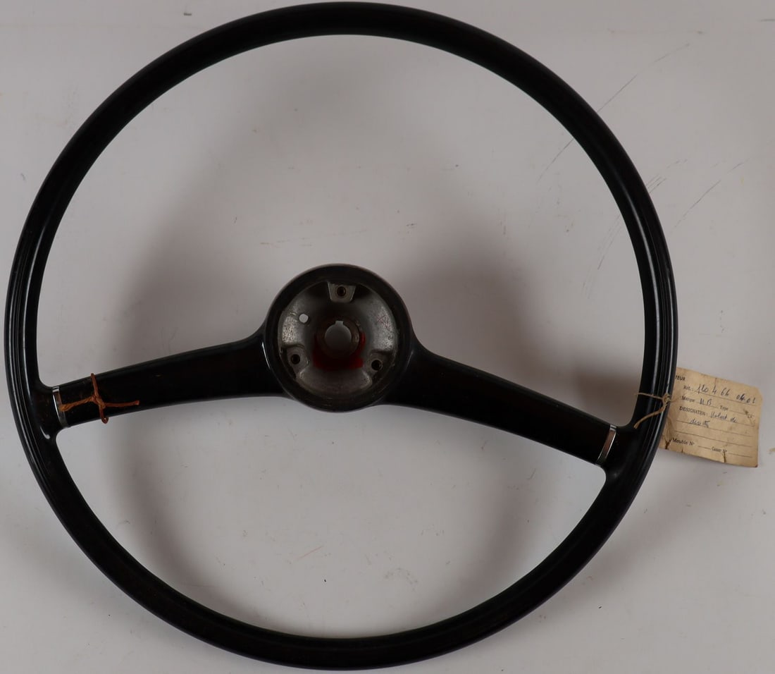 Mercedes-Benz Steering wheel for Ponton type for the W120 a: Bakelite, D: 44 cm, used