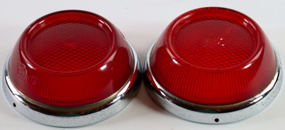 Porsche Tail Light Lenses for Type 550 Spyder and Jagdwagen: Manufacturer: Bosch K-11516