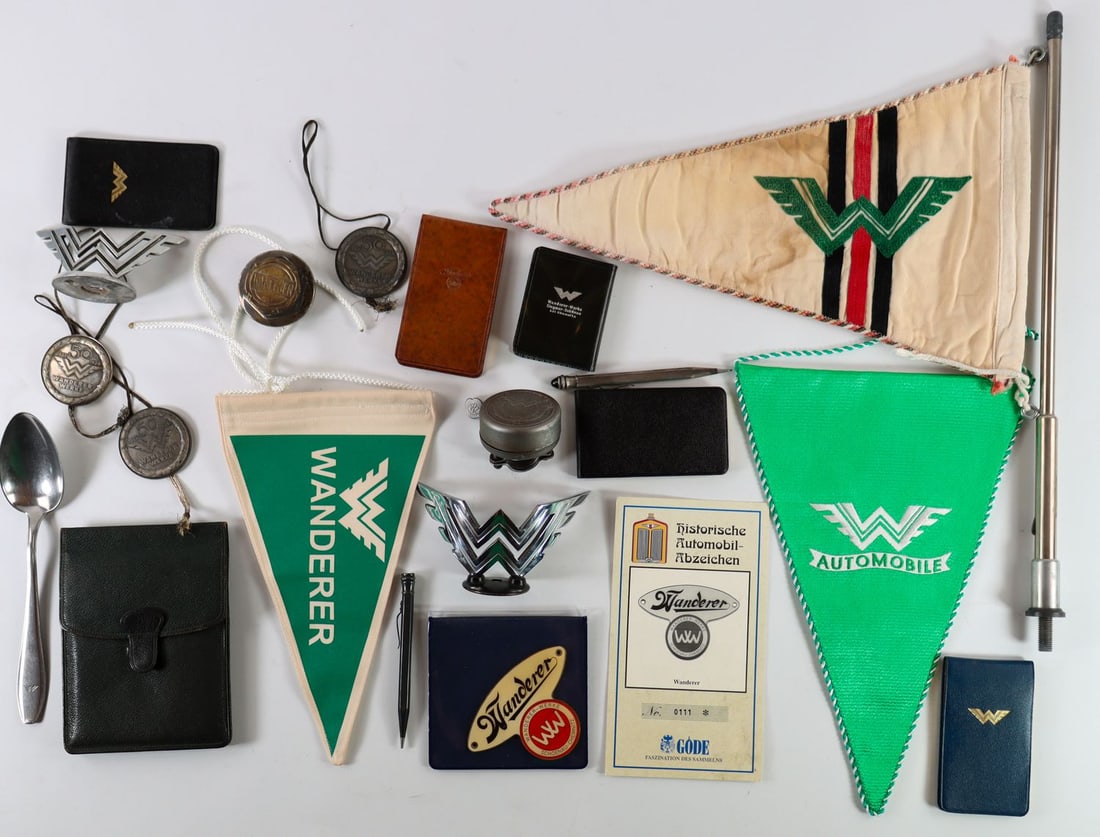 Wanderer 21-piece Wanderer Automobilia circa 1930s–1960s (1 of 1)