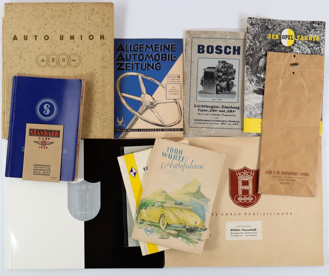 Automobilia 12-piece 1930s–1960s (1 of 1)