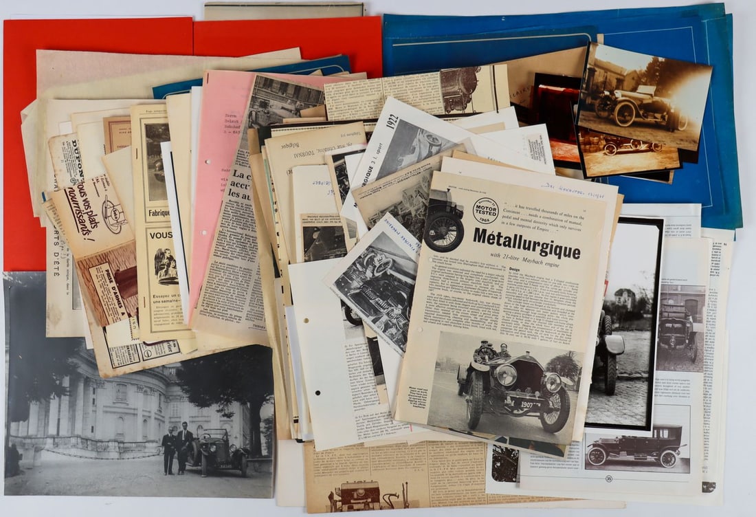 Automobilia Approx. 70-piece collection of Belgian automobi (1 of 2)