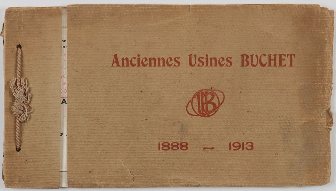 Automobilia Deluxe catalog 'Anciennes Usines Buchet' 1888–1: Cover loose, rare, French