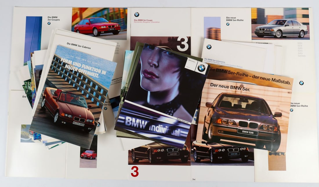 BMW 81 Brochures from the 80s–2000s (1 of 1)