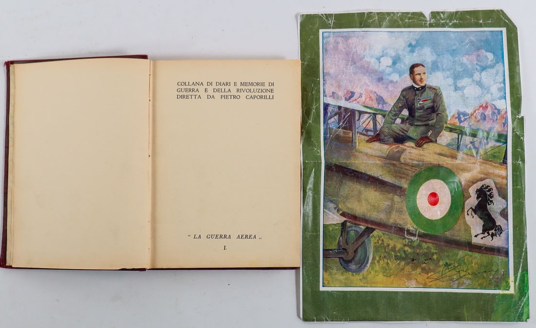 Ferrari Book 'Baracca - Memorie di Guerra Aerea' by Frances (1 of 2)