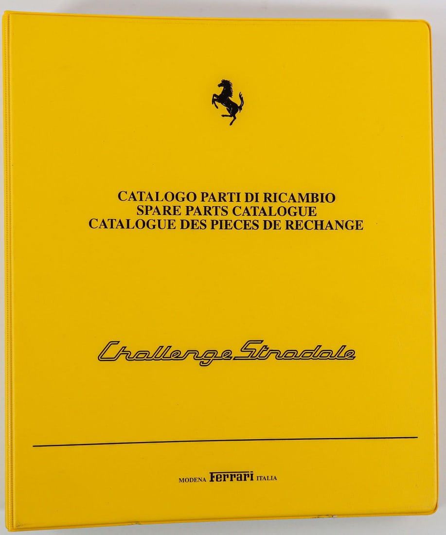 Ferrari Spare parts catalog 360 Challenge Stradale from 200: Trilingual, rare