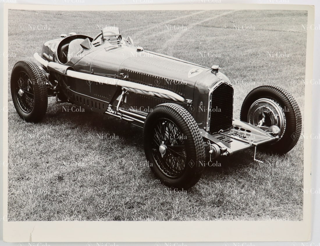 Ferrari Original B/W Press Photo Alfa Romeo P3 Tipo B Monop (1 of 2)